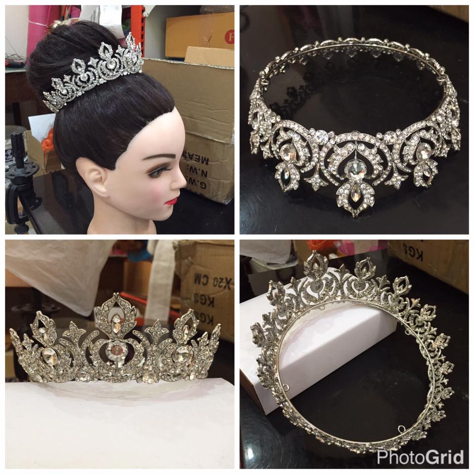 (พร้อมส่ง) มงกุฎ 031 งานสวย รุ่นฐานกลม ส่งด่วน ส่งจาก จ.อุบลราชธานี