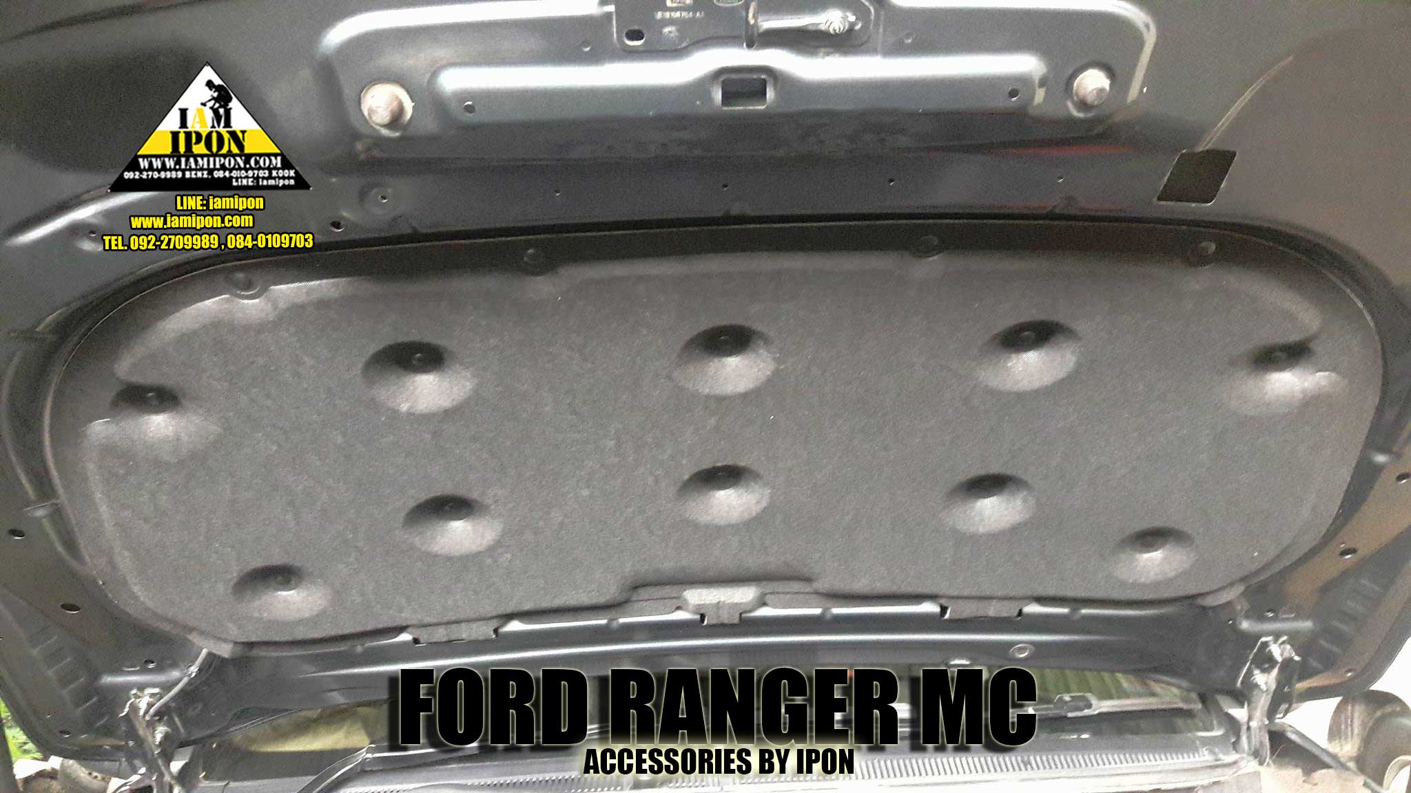 INSULATION BONNET FORD RANGER MC 2015-2022 แผ่นกันความร้อนฟอร์ดเรนเจอร์ MC 2015-2022