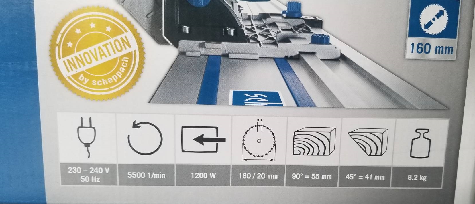 เลื่อยวงเดือน พร้อมราง PL55 SCHEPPACH