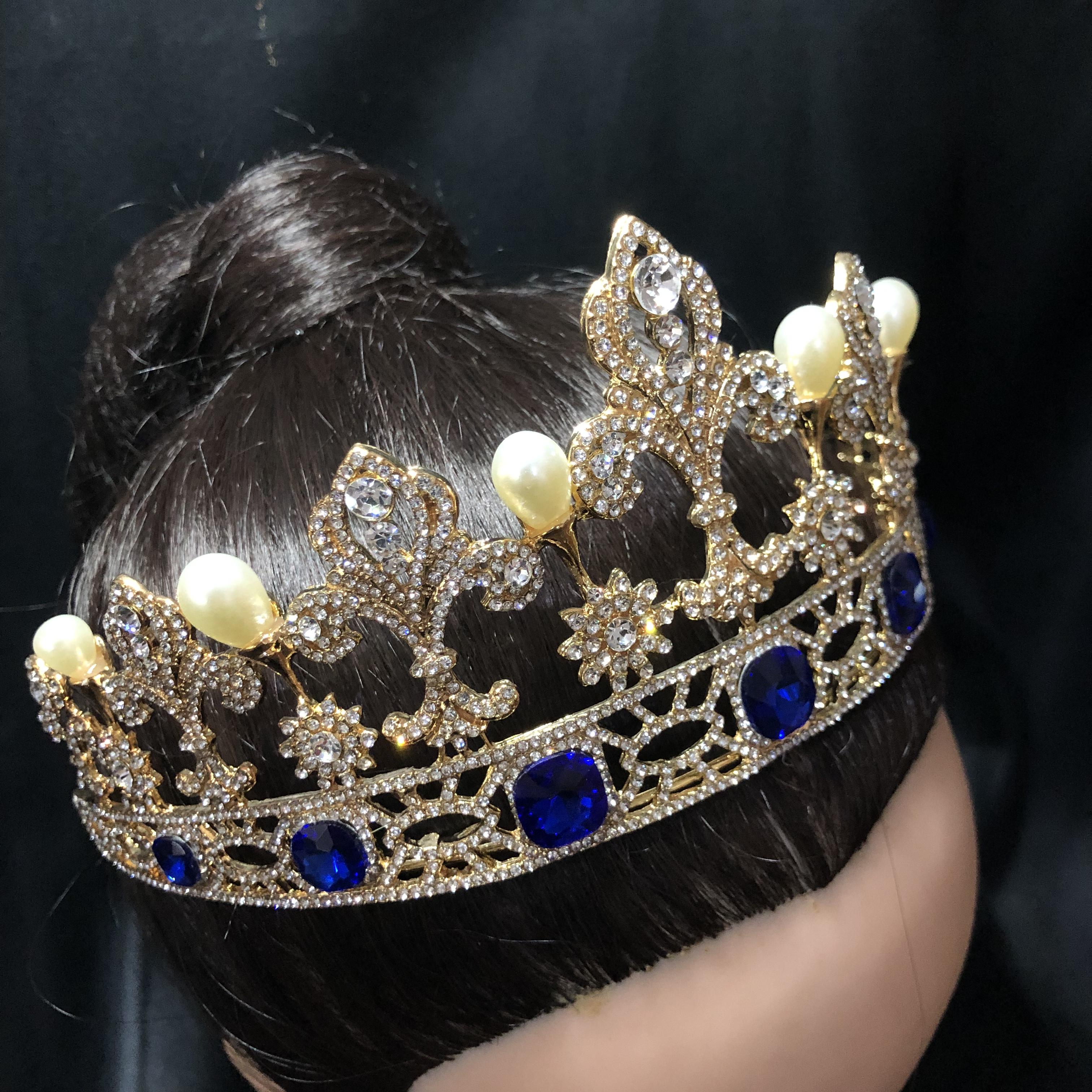 (พร้อมส่ง) เทียร่า 214 มงกุฎนางงาม มงกุฎเจ้าหญิง งานสวย ปราณีต QCเพชรทุกเม็ด สินค้าพร้อมส่งจากไทย