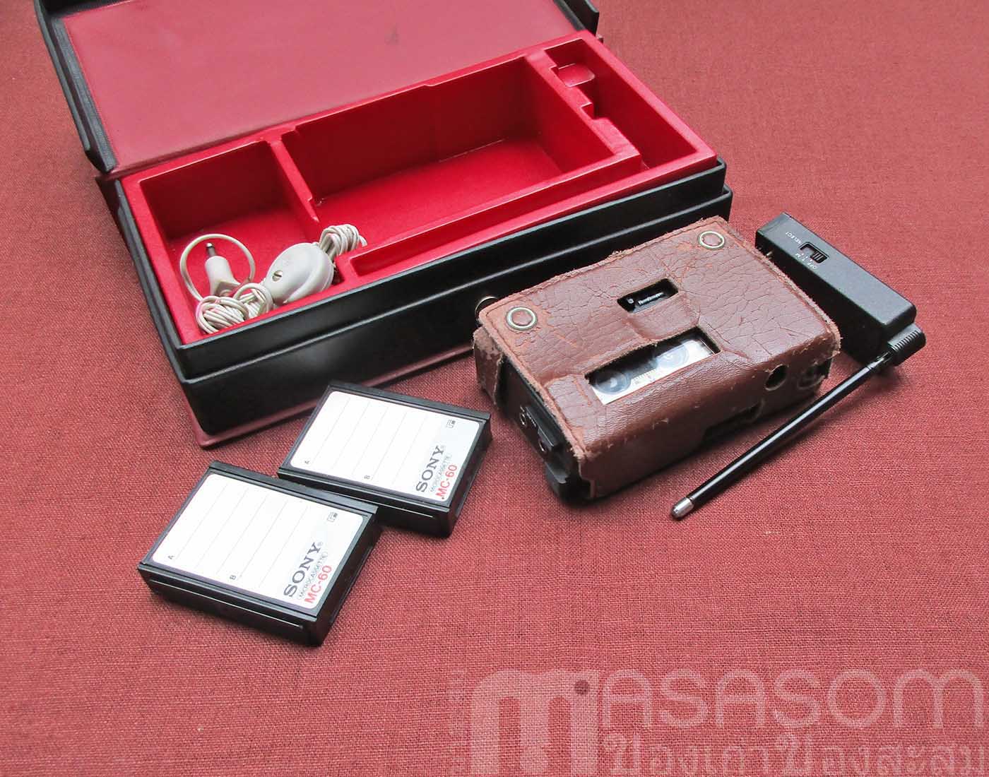 เครื่องบันทึกเสียง sony micro cassette corder