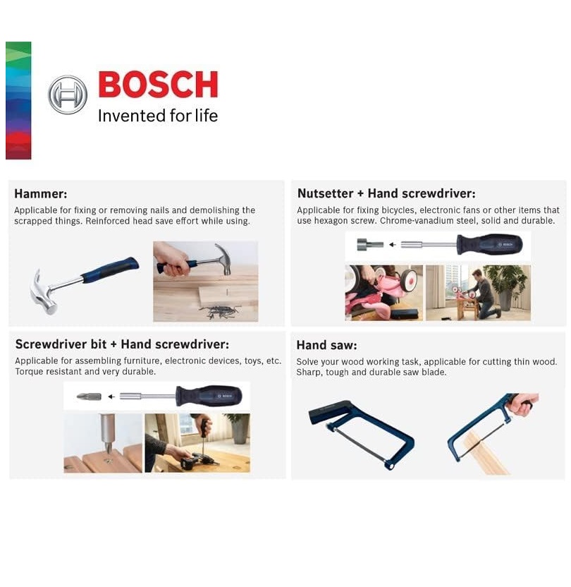 ชุดเครื่องมือ 15 ชิ้น รุ่น 2607017522 BOSCH