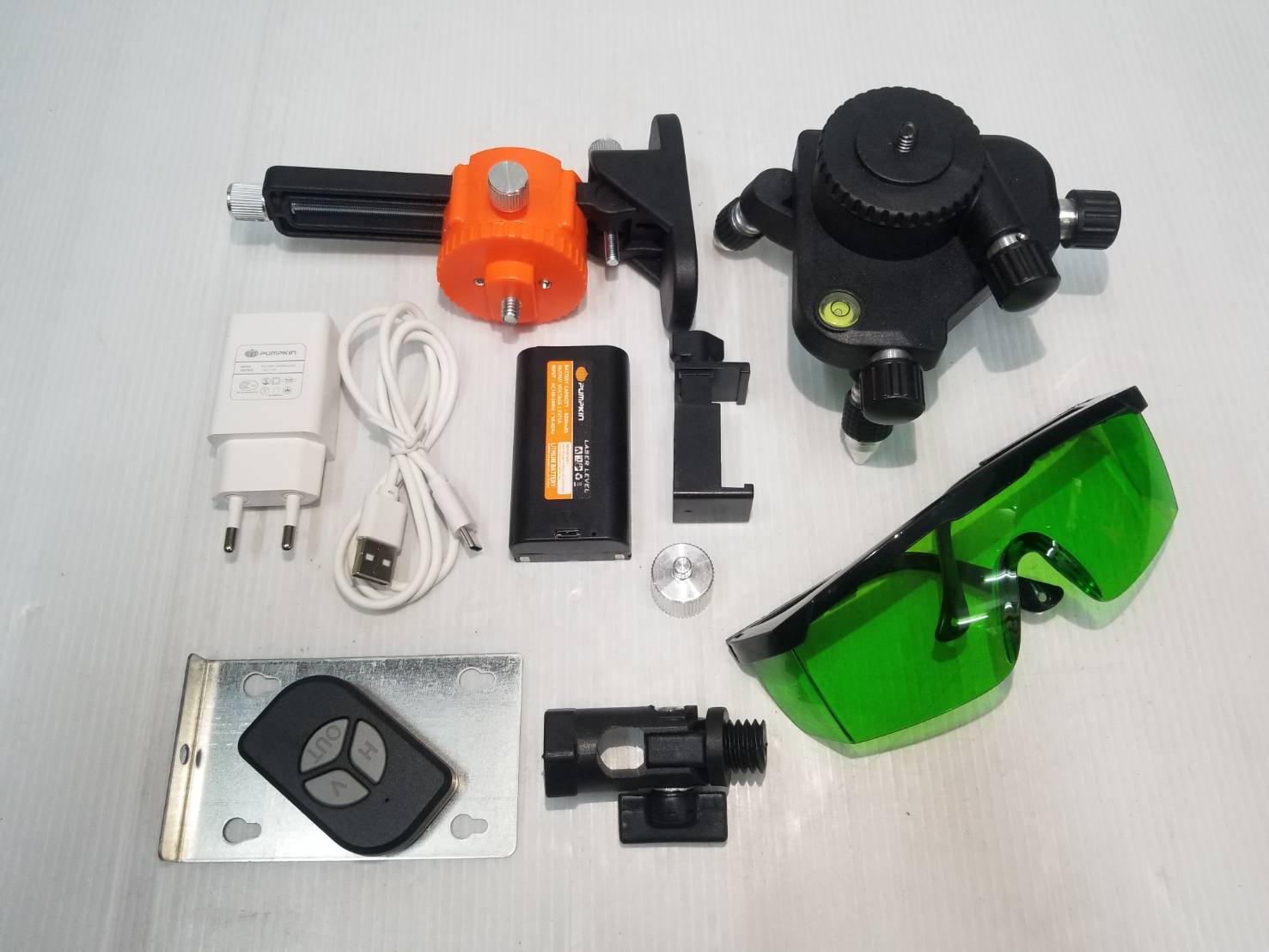 เลเซอร์16เส้น แสงเขียว PTT-4D16LSG PUMPKIN #28369