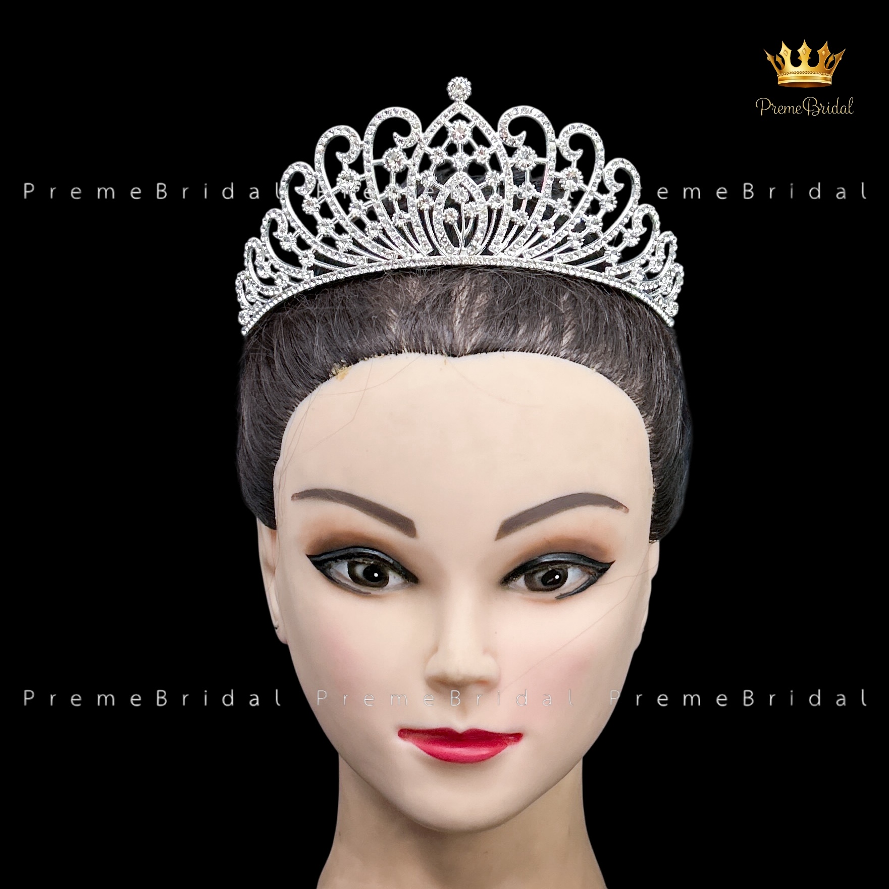 (พร้อมส่ง) เทียร่า 246 สีเงิน มงกุฎเจ้าสาว มงกุฎเจ้าหญิง งานสวย ปราณีต QCเพชรทุกเม็ด สินค้าพร้อมส่งจากไทย