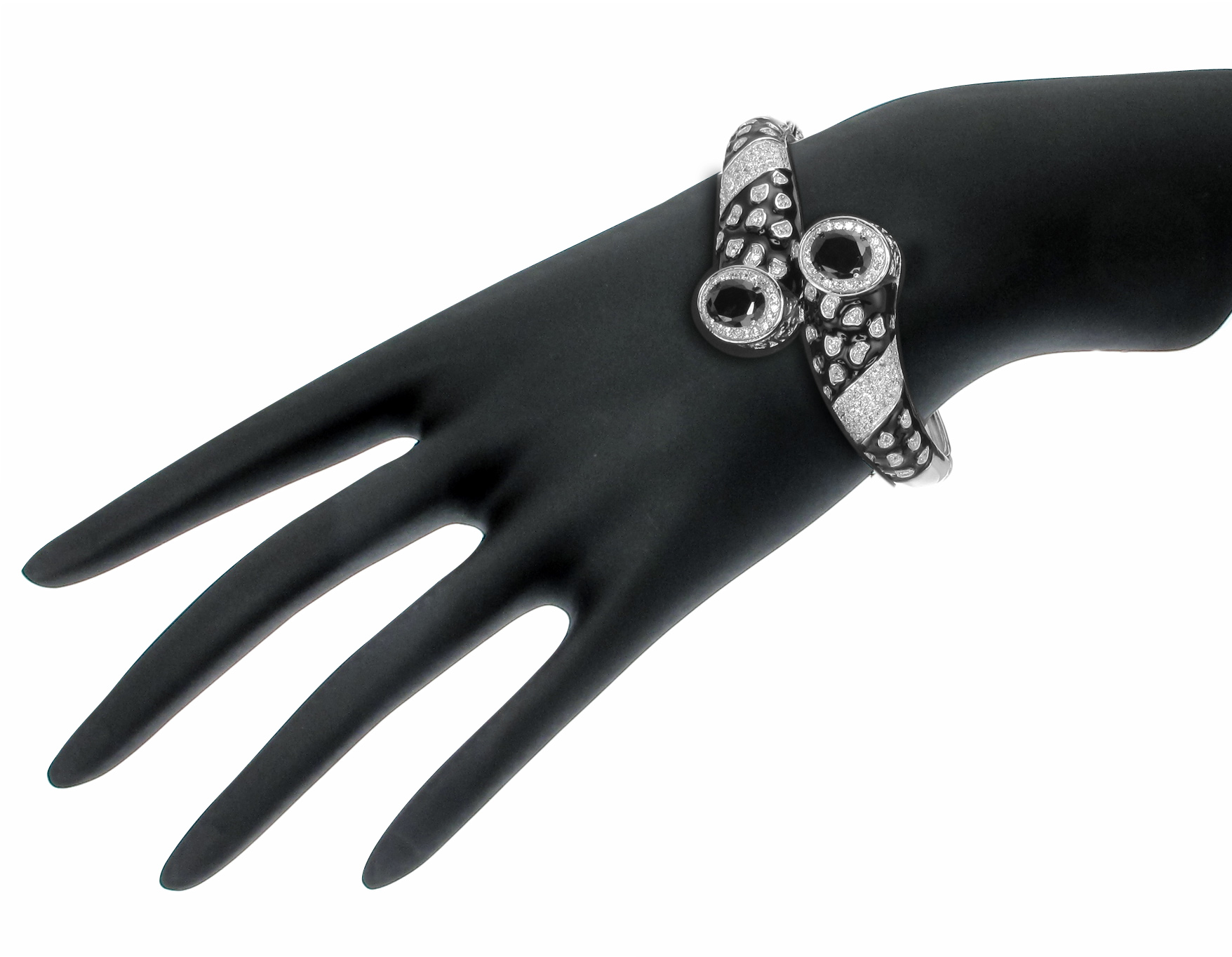 กำไลเงินแท้925ประดับเพรชแท้สวิส เกรดดี น้ำใส