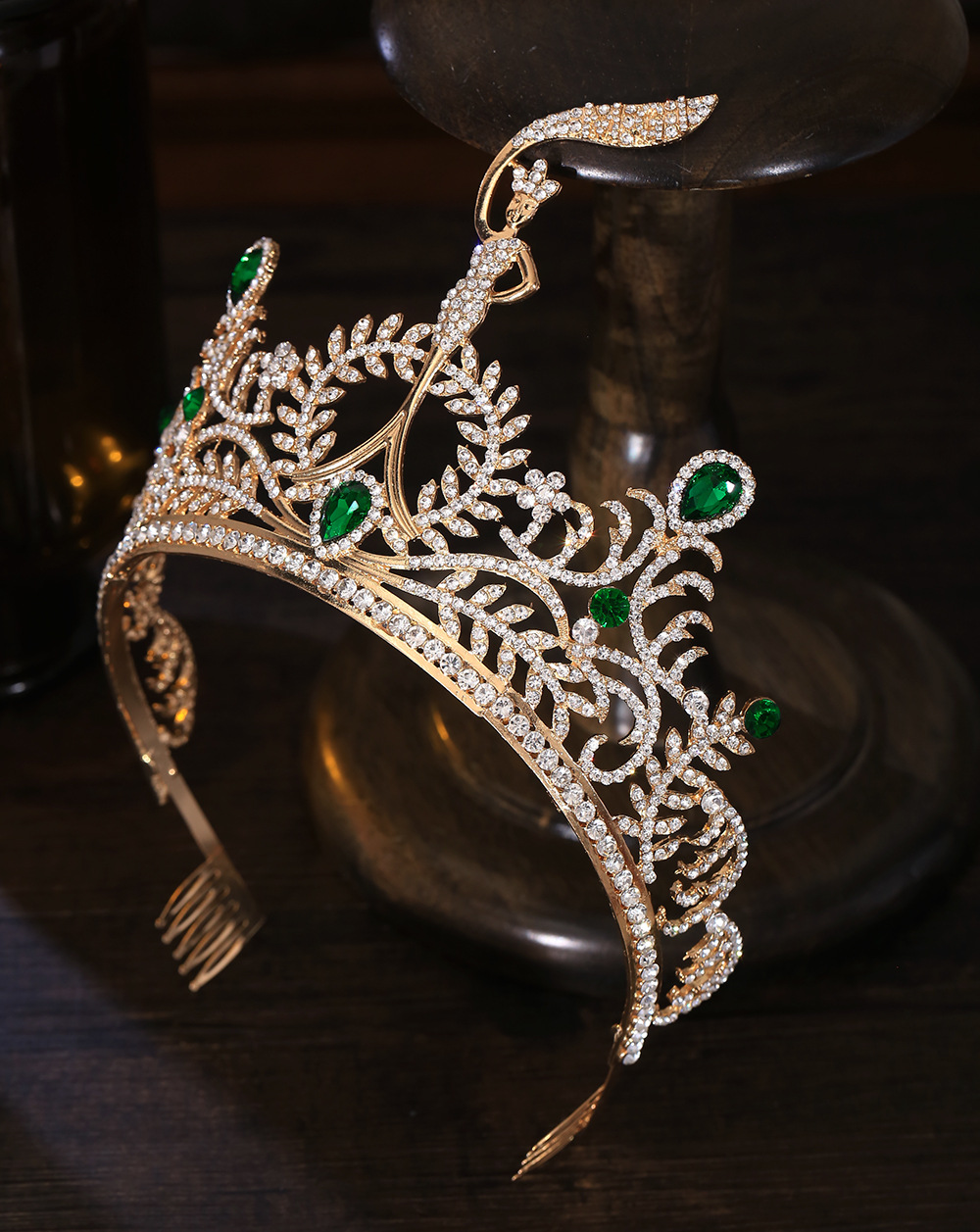 (พร้อมส่ง) เทียร่า 426 มงกุฎเพชรมิสแกรนด์ ครึ่งหัว งานสวย ปราณีต QCเพชรทุกเม็ด สินค้าพร้อมส่งจากไทย