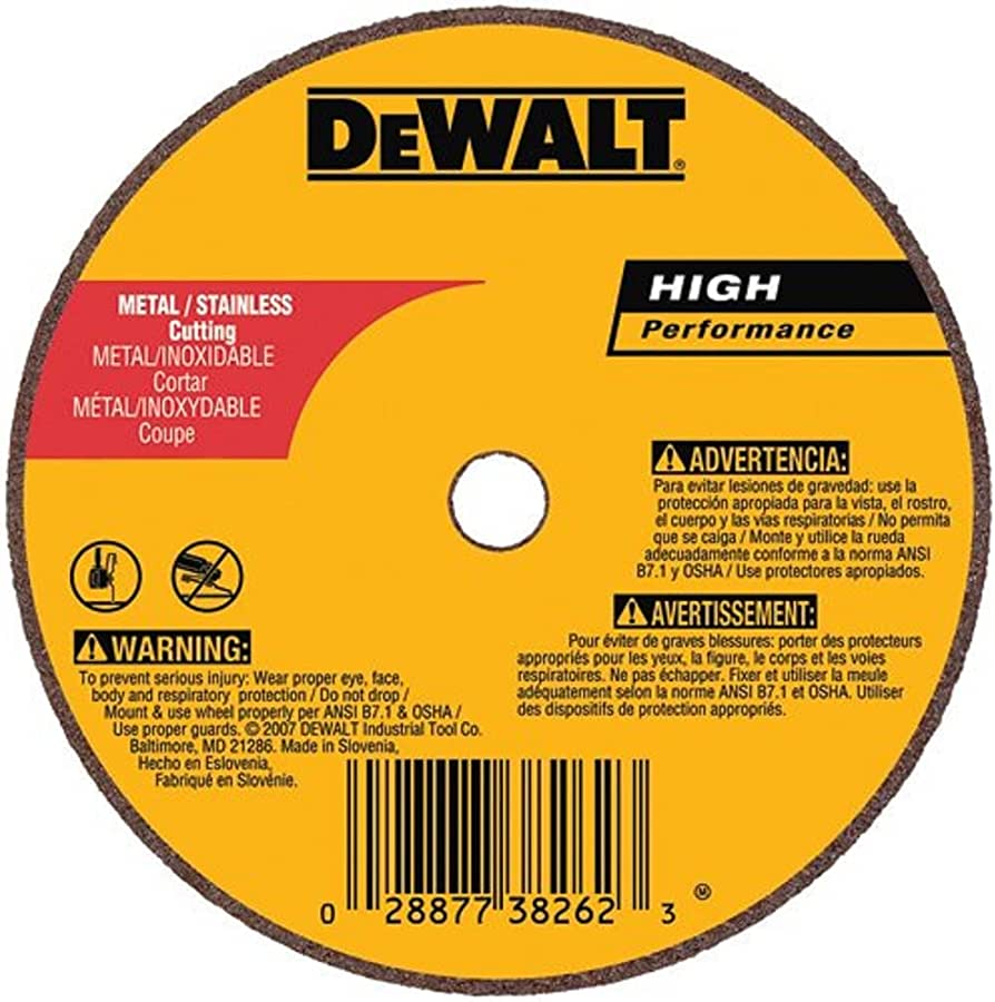 ใบตัดเหล็ก-สแตนเลส3" DW8711 DEWALT สำหรับ DCS438