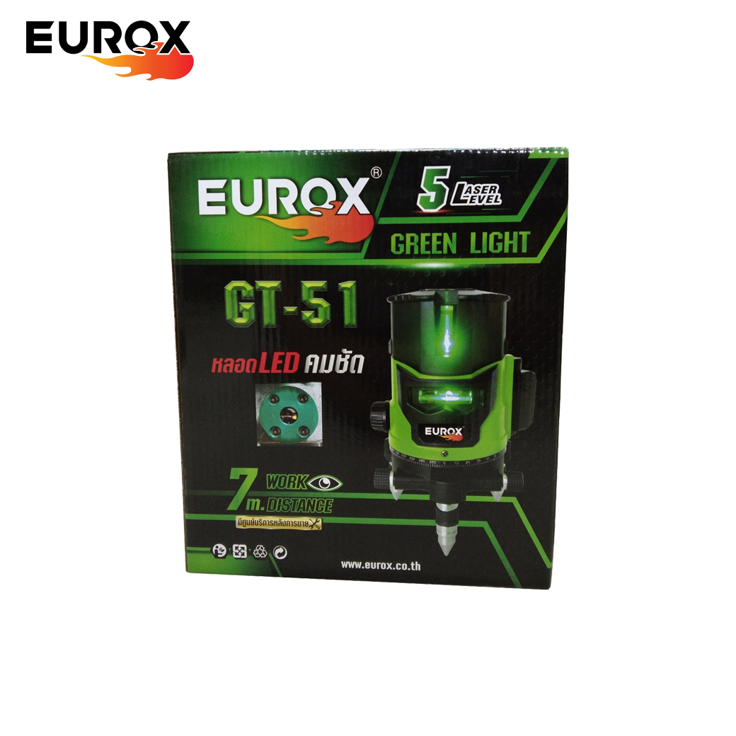 เลเซอร์แสงเขียว5เส้น GT-51 EUROX