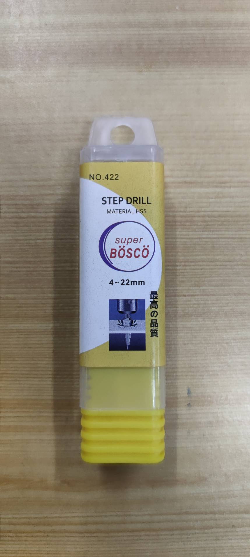 ดอกสเต็ปHSS 4-22มม. BOSCO แกน8มม.