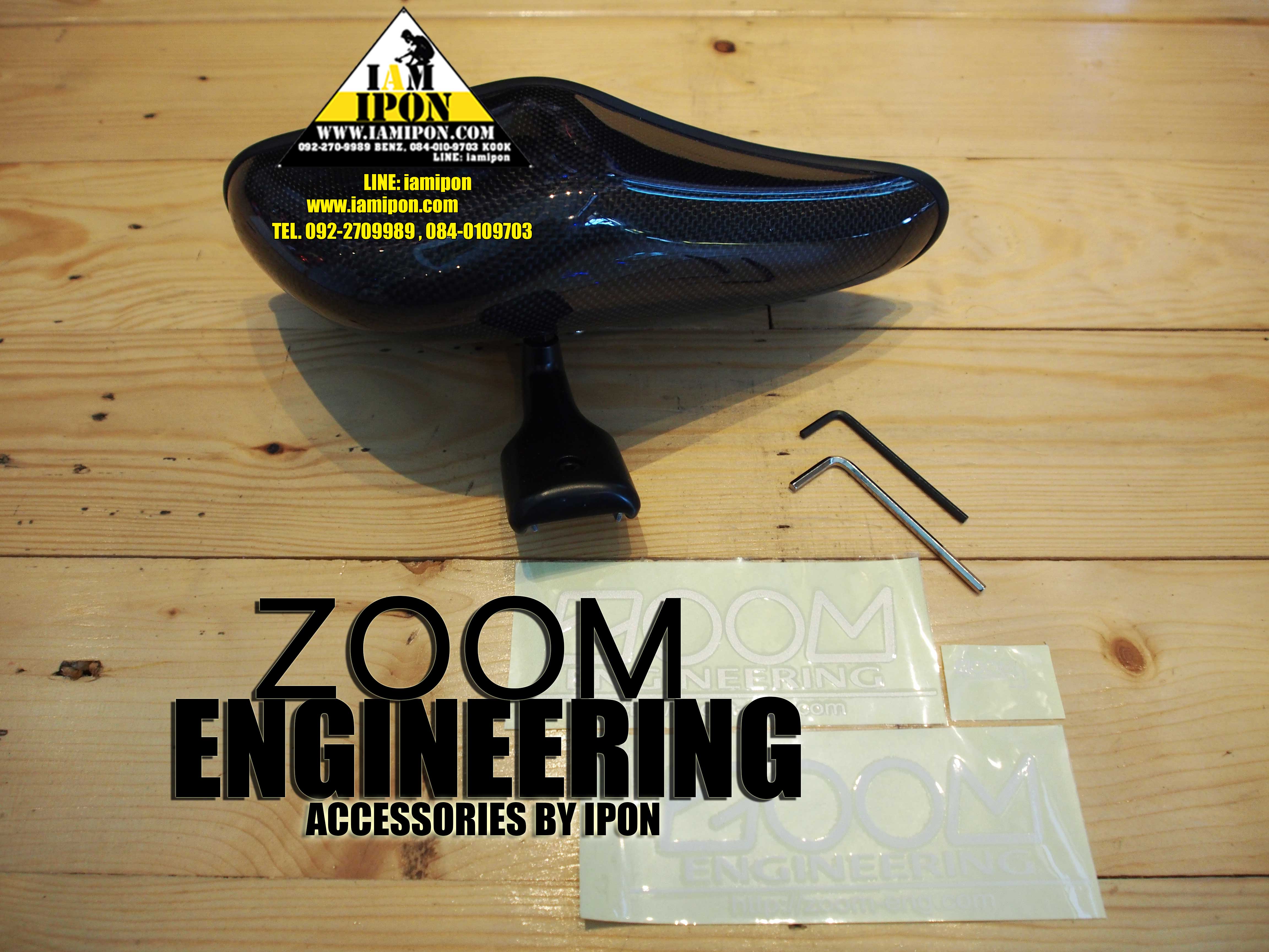 ZOOM ENGINEERING CARBON กระจกมองหลังคาร์บอนในเก๋ง