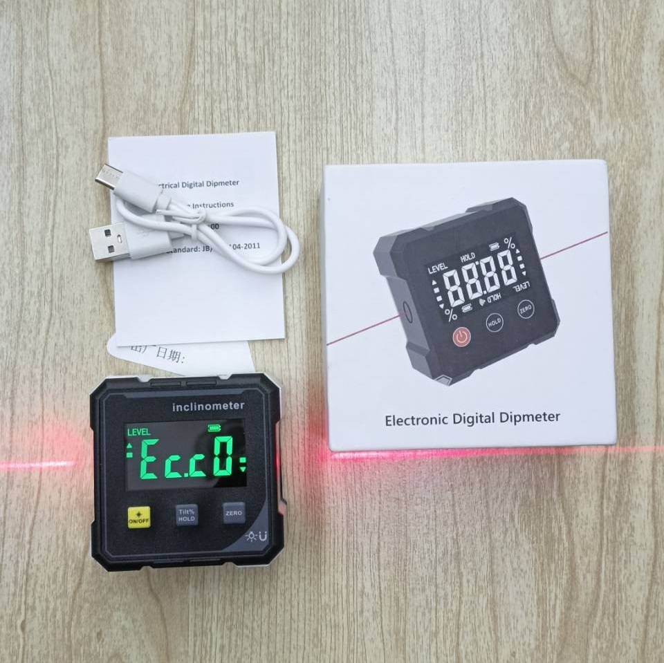 ระดับน้ำดิจิตอลมินิ รุ่น DC108 มีเลเซอร์แสงแดง