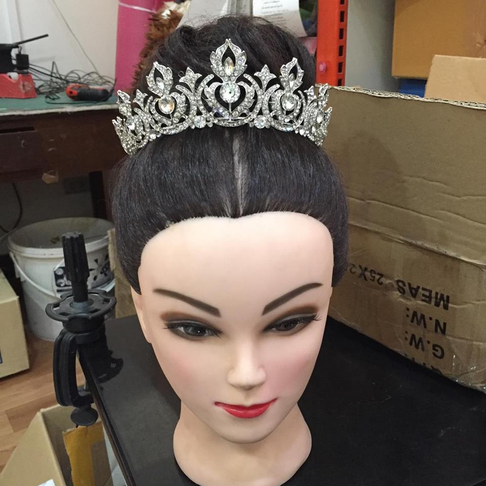 (พร้อมส่ง) มงกุฎ 031 งานสวย รุ่นฐานกลม ส่งด่วน ส่งจาก จ.อุบลราชธานี
