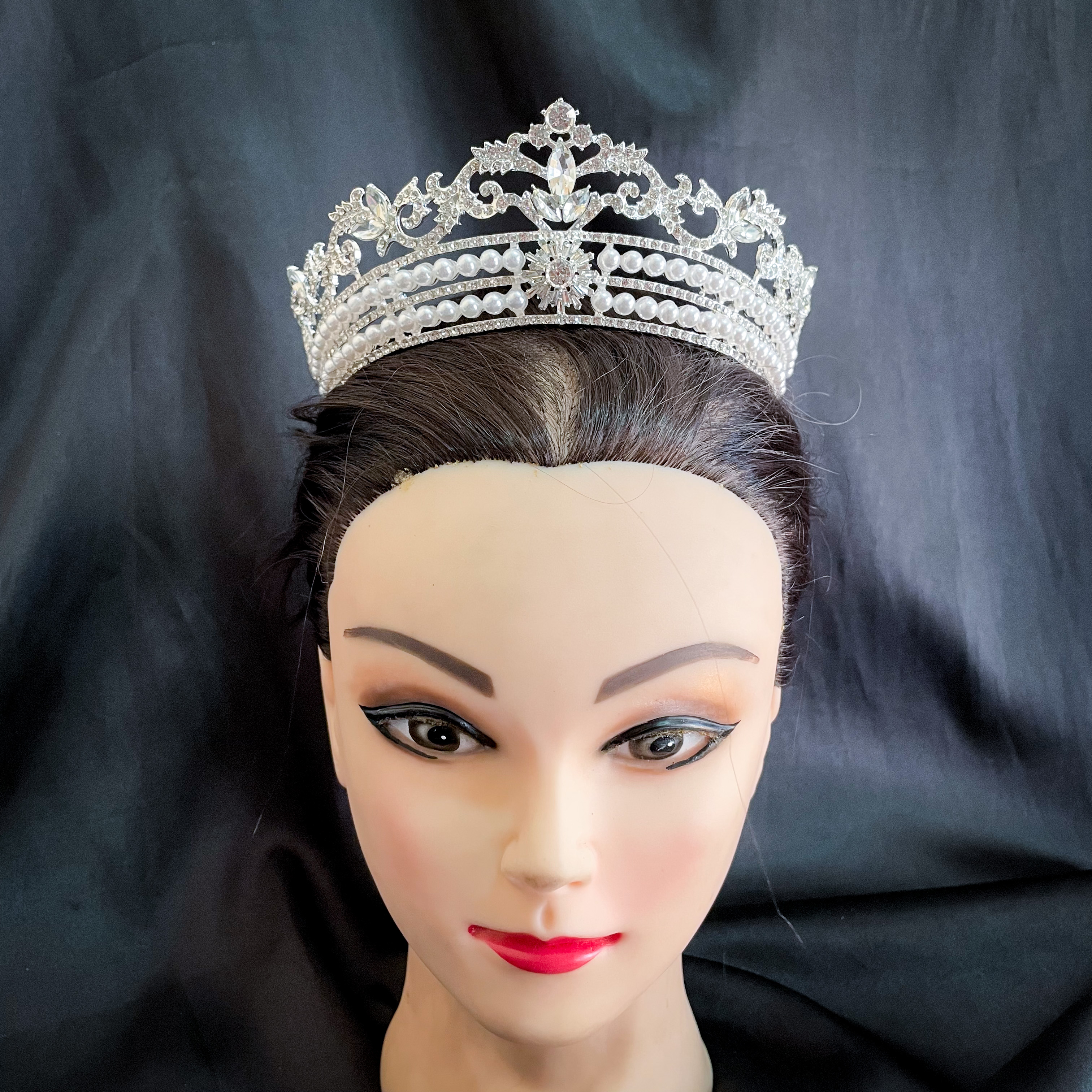 (พร้อมส่ง) เทียร่า 321 มงกุฎเจ้าหญิง งานสวย ปราณีต QCเพชรทุกเม็ด สินค้าพร้อมส่งจากไทย