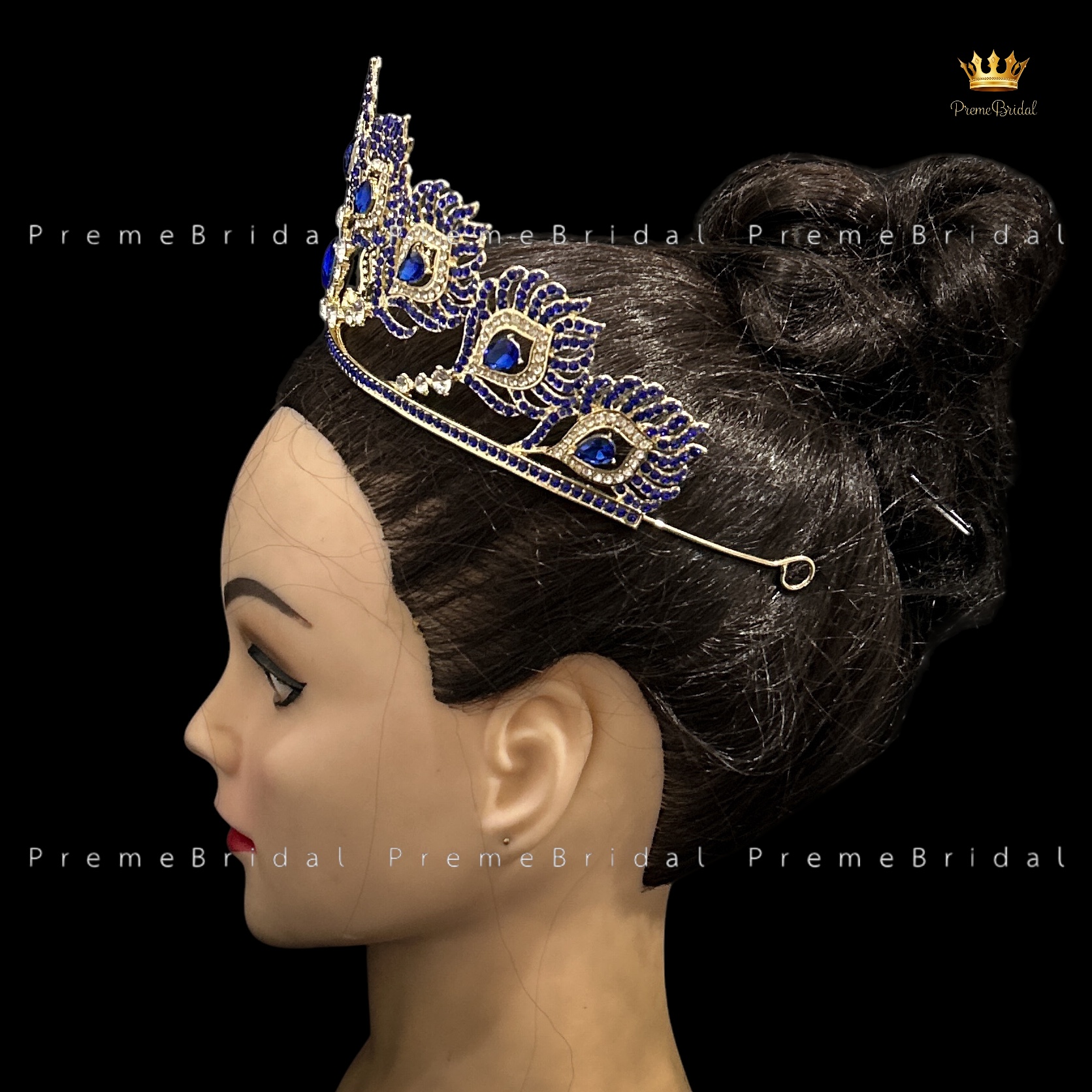 (พร้อมส่ง) เทียร่า 445 มงกุฎครึ่งหัว รูปขนนกฟีนิกซ์ สวย ปราณีต QCเพชรทุกเม็ด สินค้าพร้อมส่งจากไทย