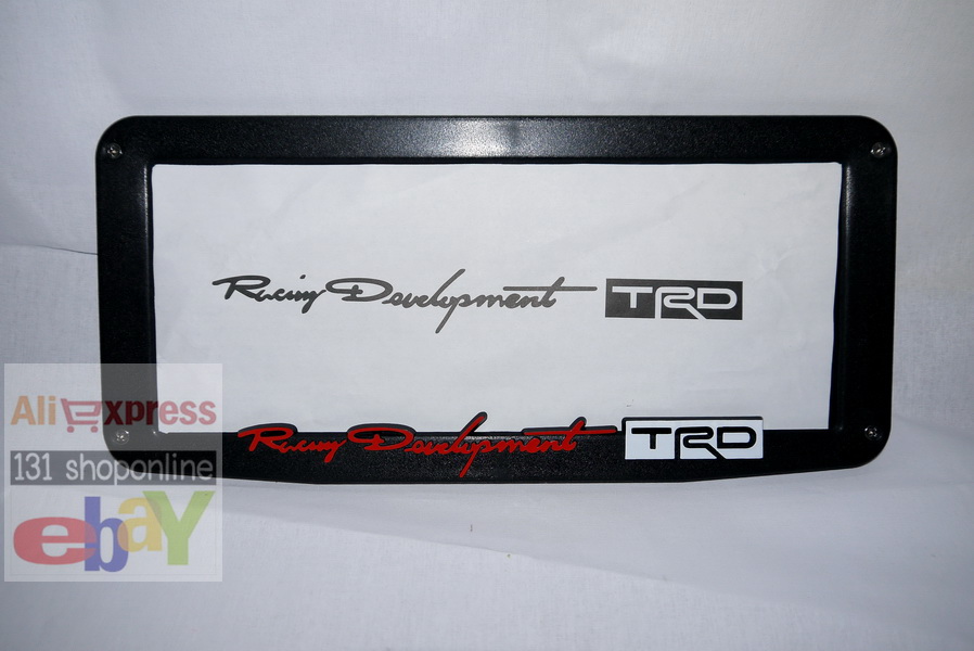 กรอบทะเบียนรถยนต์ TRD Racing สำหรับสาวก TOYOTA ส่งฟรี EMS ทั่วไทย