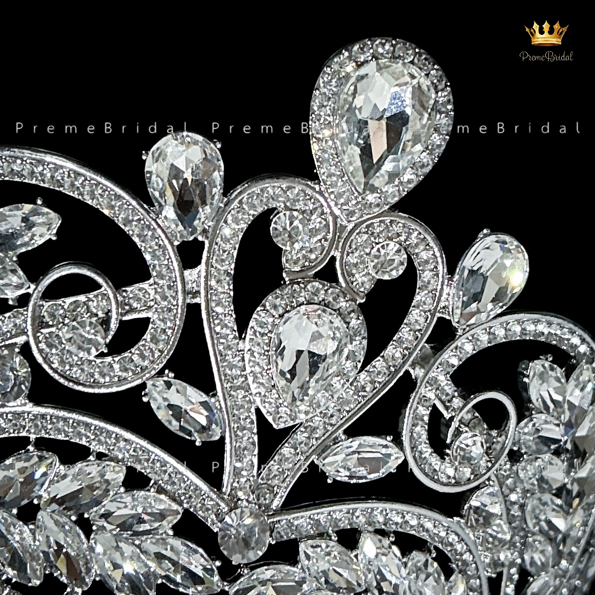 (พร้อมส่ง) เทียร่า 412 มงกุฎนางงาม ครึ่งหัว งานสวย ปราณีต QCเพชรทุกเม็ด สินค้าพร้อมส่งจากไทย