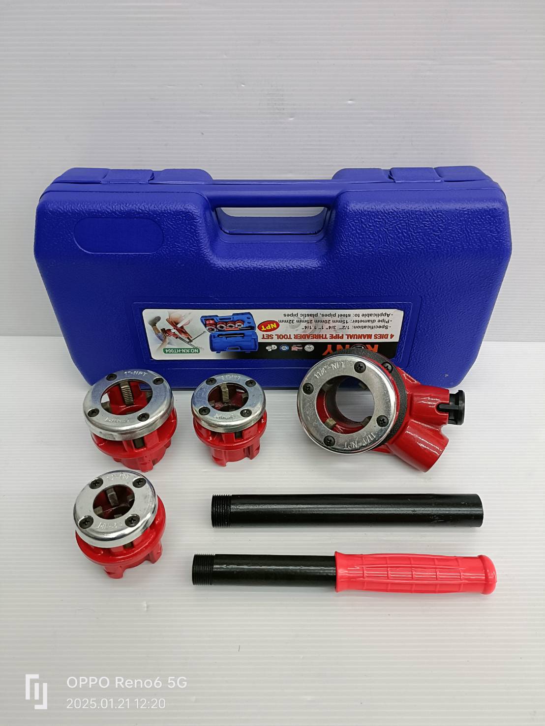 KONY ชุดต๊าปเกลียวท่อไฟฟ้าNPT รุ่น KN-HT004