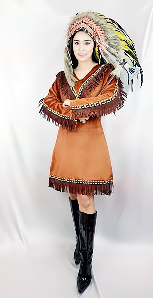 ชุดอินเดียแดงหญิง