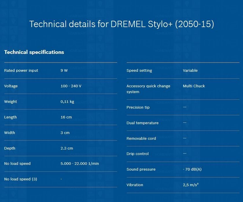 เครื่องมือโรตารี่ 2050-15 STYLO+ DREMEL F0132050JM