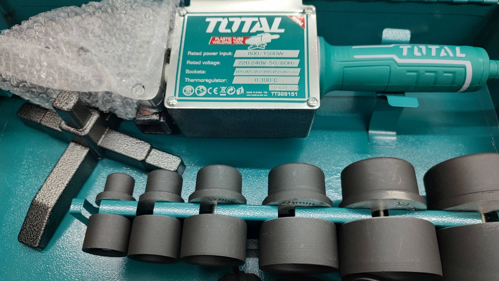 เครื่องเชื่อมท่อ PP-R TT328151 TOTAL 20-63มม.