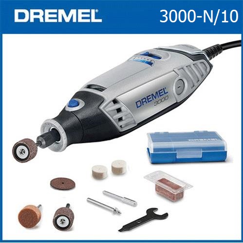 เครื่องเจียรมือ รุ่น 3000-N/10 พร้อมอุปกรณ์เสริม 10 ชิ้น DREMEL