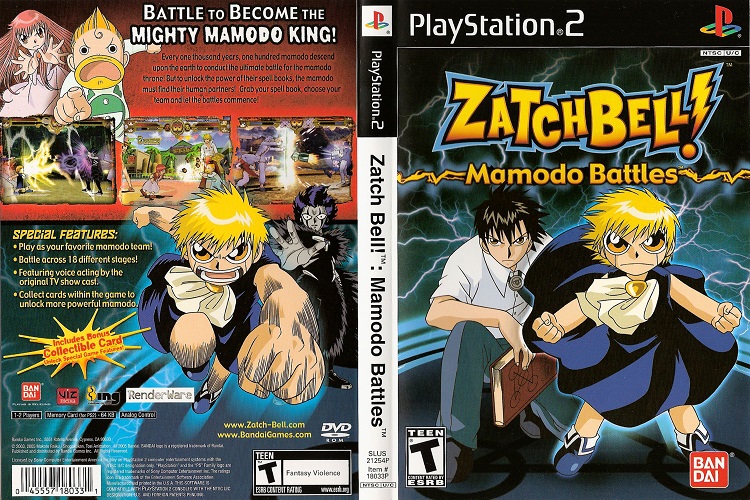 ZATCH BELL! MAMODO BATTLES [US : DVD5 1 Disc]
