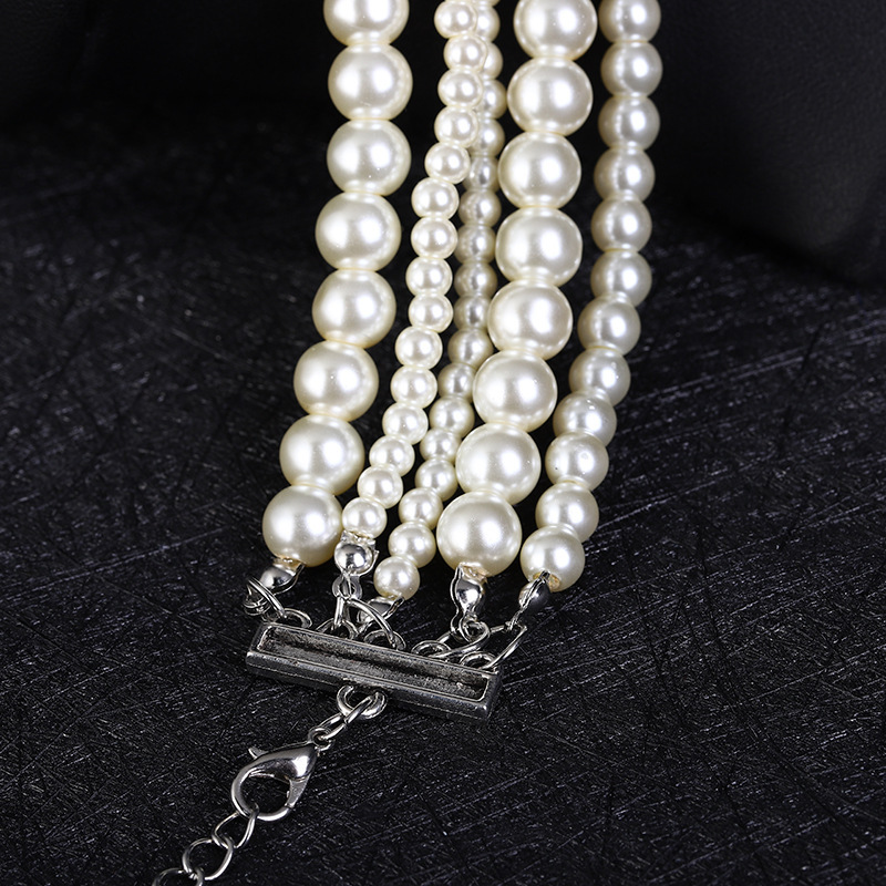 (พร้อมส่ง) สร้อยคอไข่มุก 021