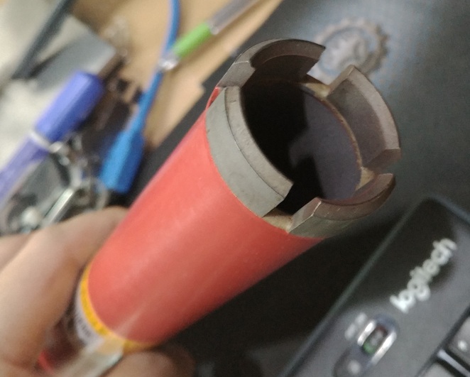 โฮลซอเจาะคอนกรีต 25mm. ยาว180mm. BEC