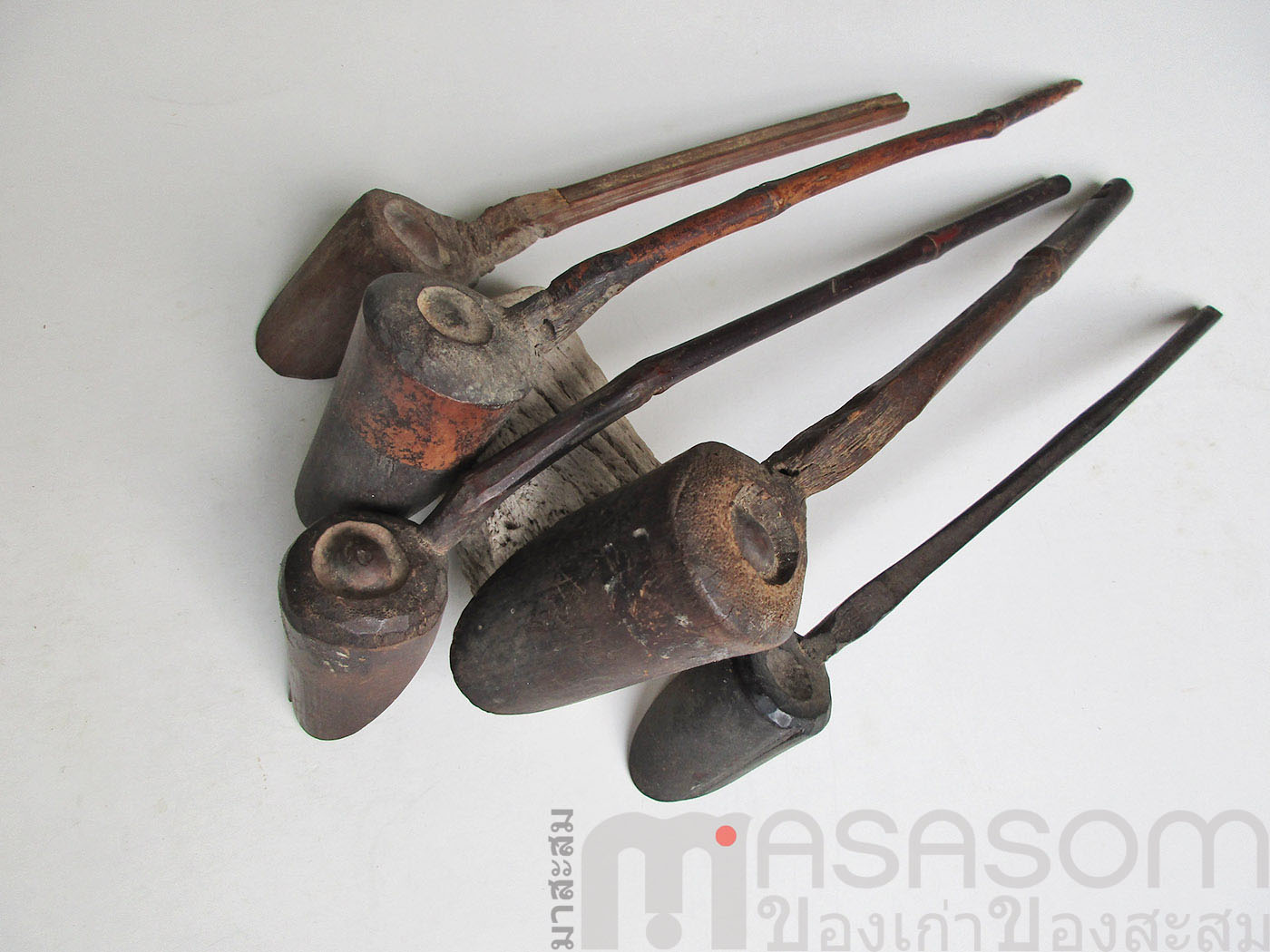 ช้อนไม้ไผ่ชาวเขาของเก่า