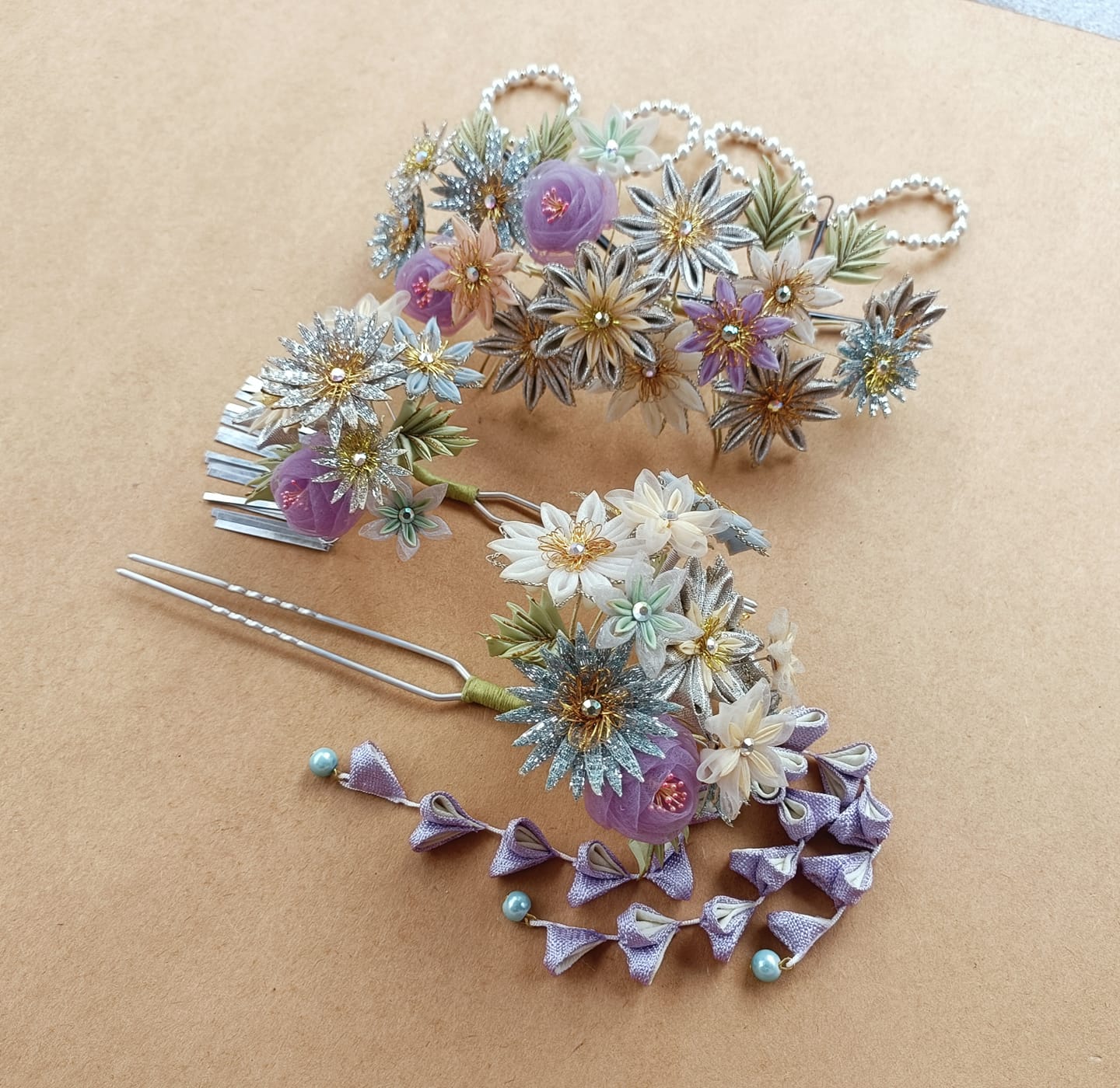 ชุดปิ่นดอกไม้ญี่ปุ่นใหญ่PINJ028