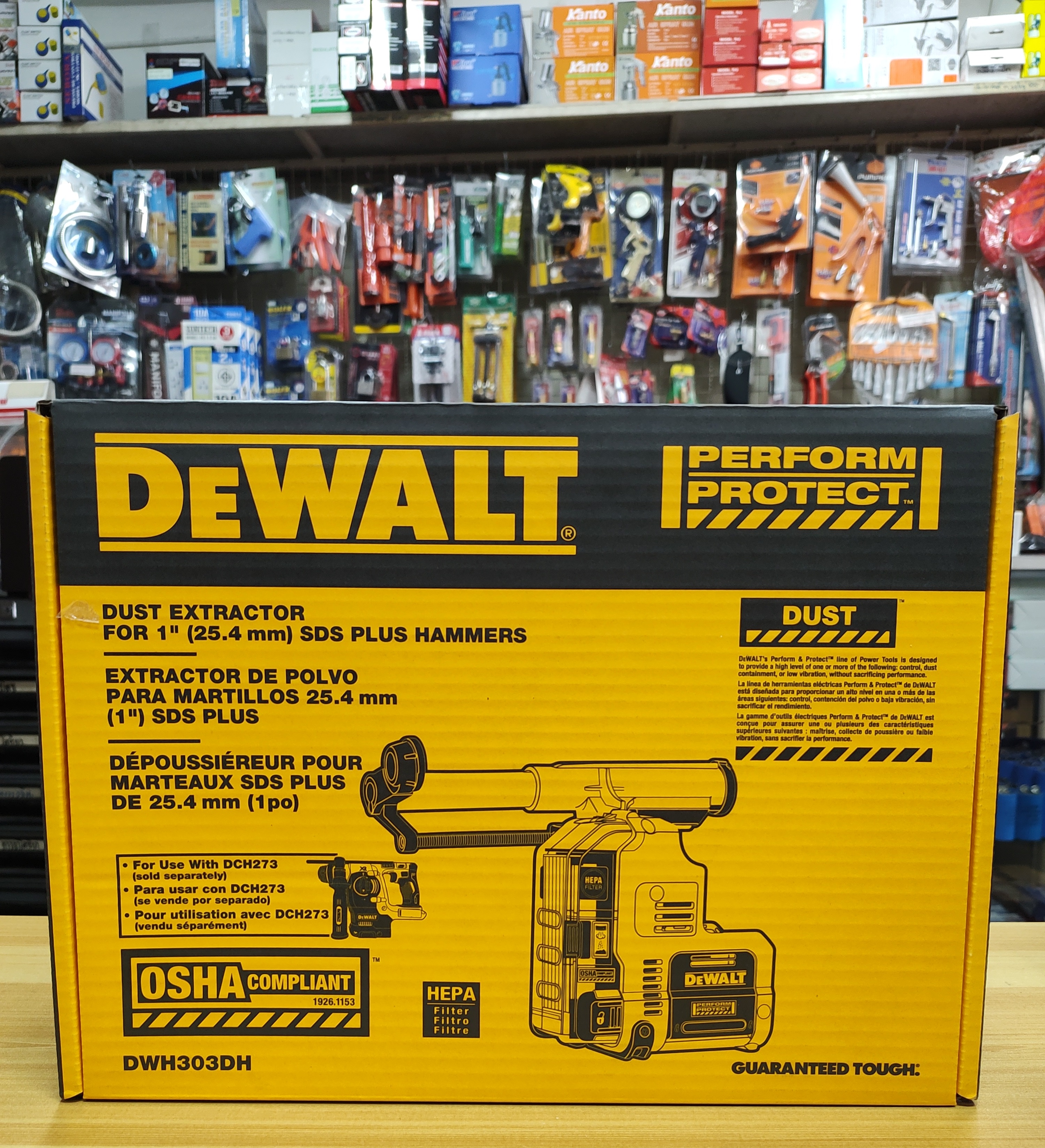 เครื่องดูดฝุ่นสำหรับสว่านโรตารี่ไร้สาย DCH273 รุ่น DWH303DH DEWALT