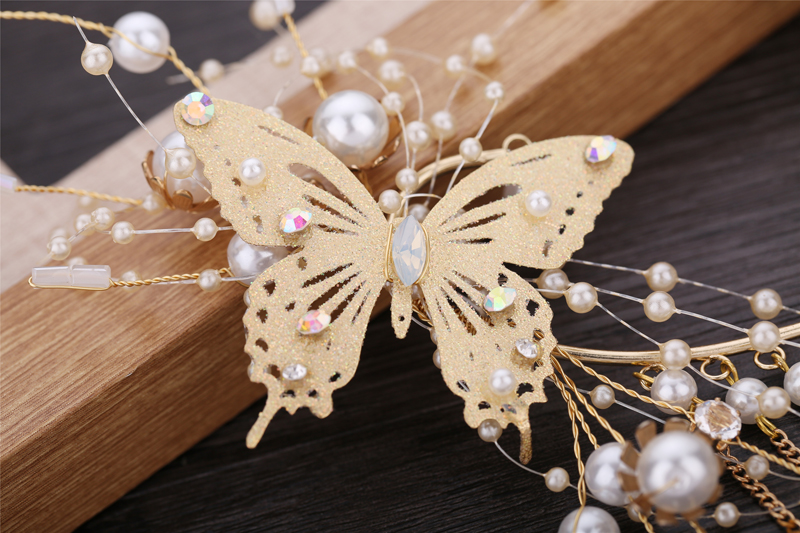 (พร้อมส่ง) Ear Cuff 005 จรหู จอนหู ผีเสื้อ ได้ทั้งคู่ เกี่ยวใบหู ใส่สวยๆ สวยงาม ทำจากโลหะสีทอง