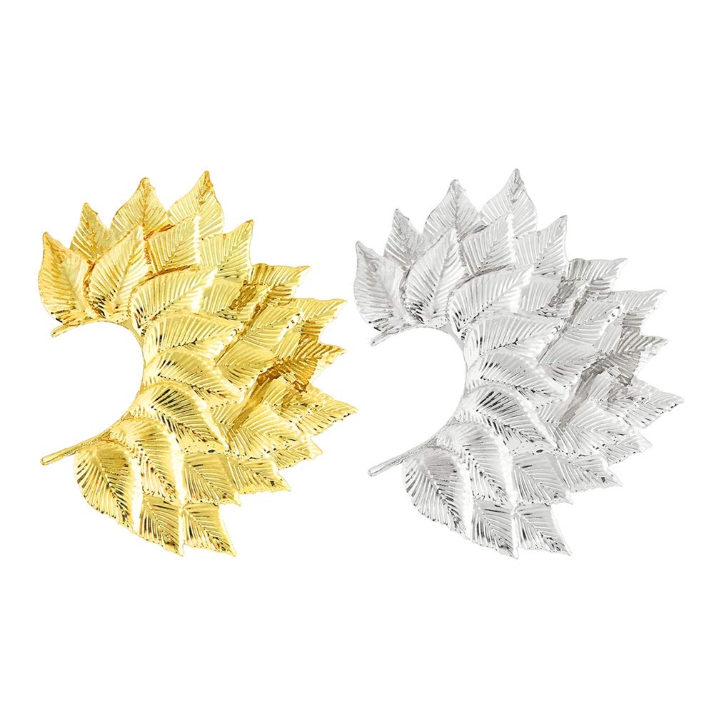 (พร้อมส่ง) Ear Cuff 012 (เฉพาะข้างซ้าย) จอนหูใบไม้ งานสวย