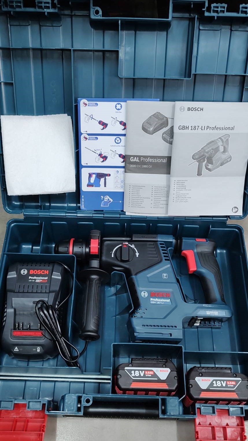 สว่านโรตารี่ไร้สาย GBH187-Li One Chuck BOSCH