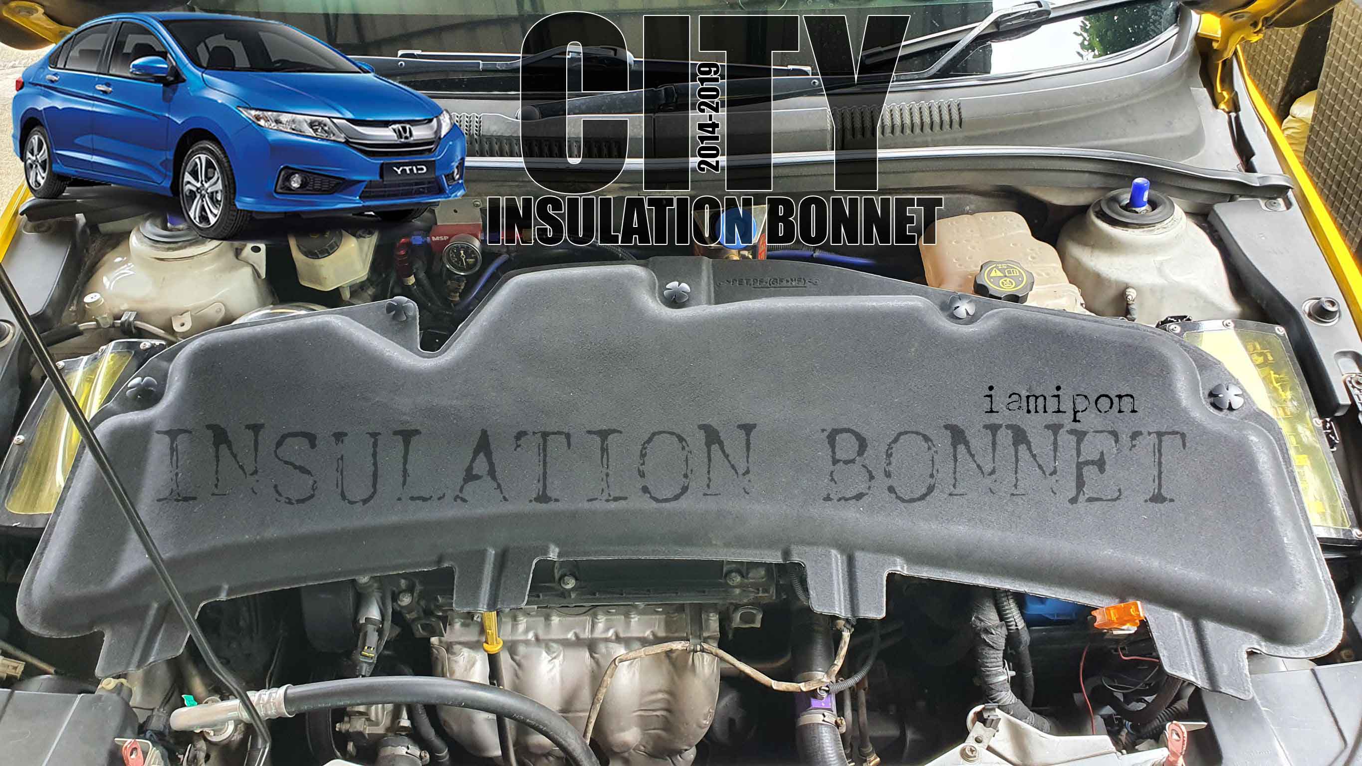 แผ่นกันความร้อนฝากระโปรงหน้าฮอนด้าซิตี้ 2014 - 2019 แท้ห้าง INSULATION BONNET HONDA CITY 2014 - 2019 MASTER