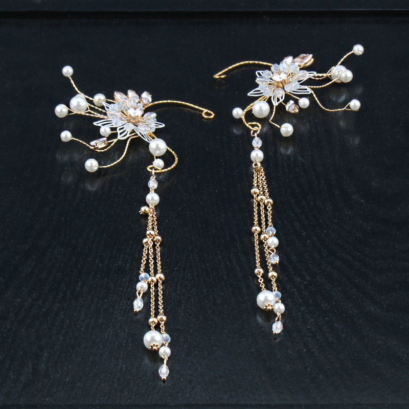 (พร้อมส่ง) Ear Cuff 018 จรหู จอนหู ได้ทั้งคู่ เกี่ยวใบหู ใส่สวยๆ สวยงาม ทำจากโลหะสีทอง