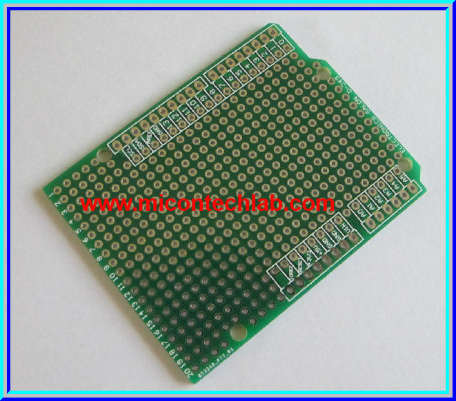 1x Arduino UNO Shield Prototype PCB for Arduino Shield Circuit