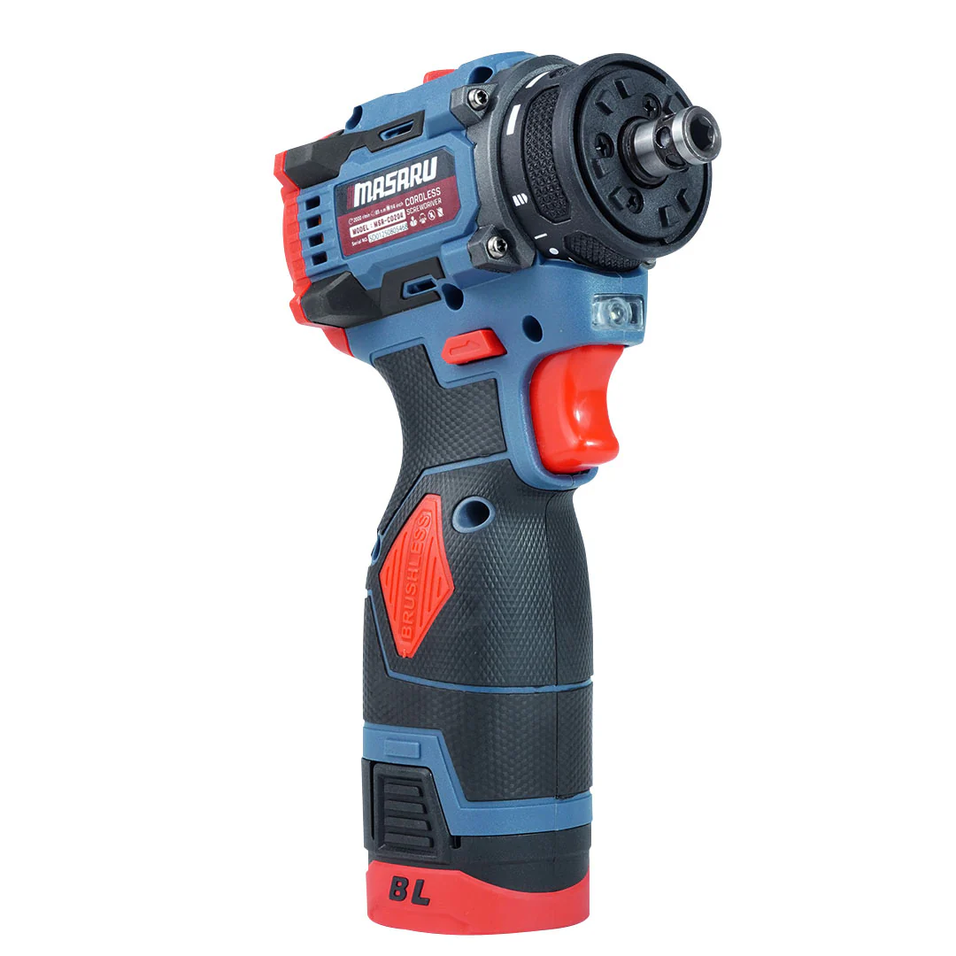 MASARU สว่านไร้สาย2 in 1 รุ่น MSR-CD204-B2 สว่านเปลื่ยนหัวได้