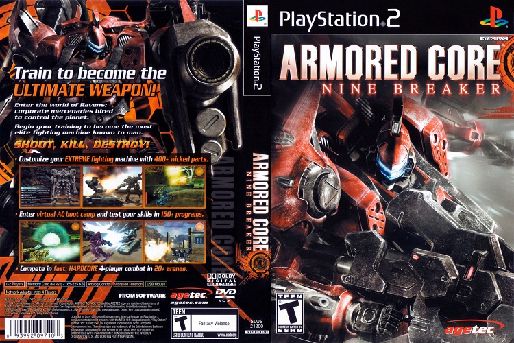 ARMORED CORE NINE BREAKER [US : DVD5 1 Disc]