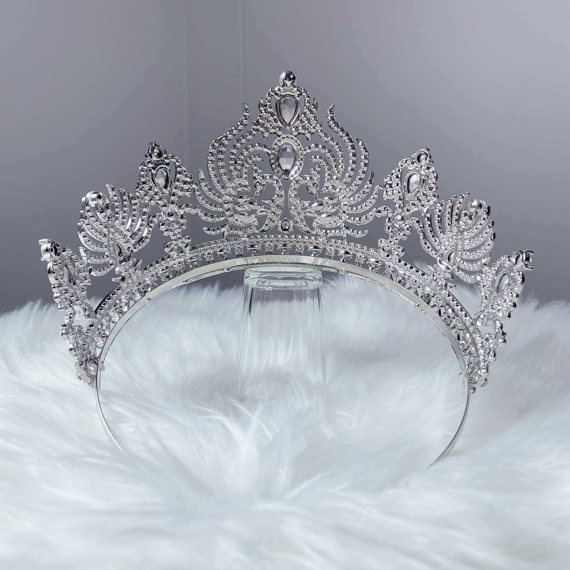 (พร้อมส่งจากไทย) มงกุฏ 093 สีรุ้ง มงกุฎนางงาม มงกุฎเพชร มงกุฎประกวด สินค้าพร้อมส่ง ไม่ต้องรอนาน งานพรีเมี่ยม