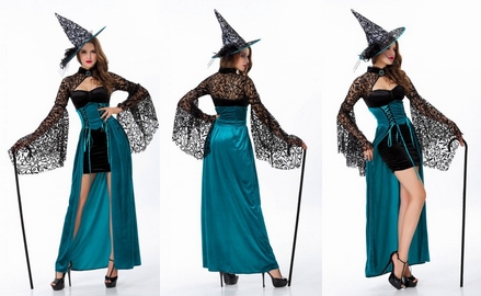 ชุดแม่มดยาว