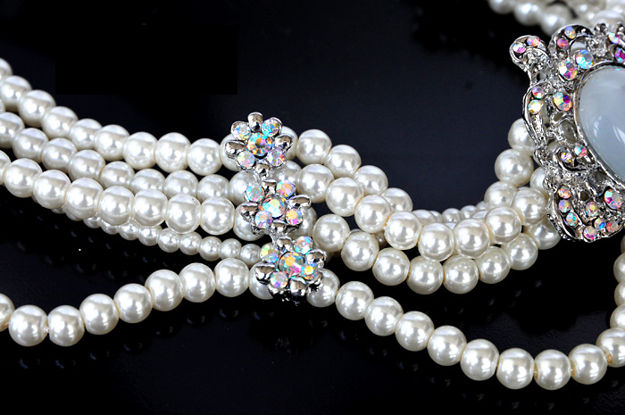 (พร้อมส่ง) สร้อยคอไข่มุก+ต่างหู 019 (หนีบ) ร้านค้าไทย ส่งเร็ว งานสวย เกรดพรีเมี่ยม รีวิวเยอะ