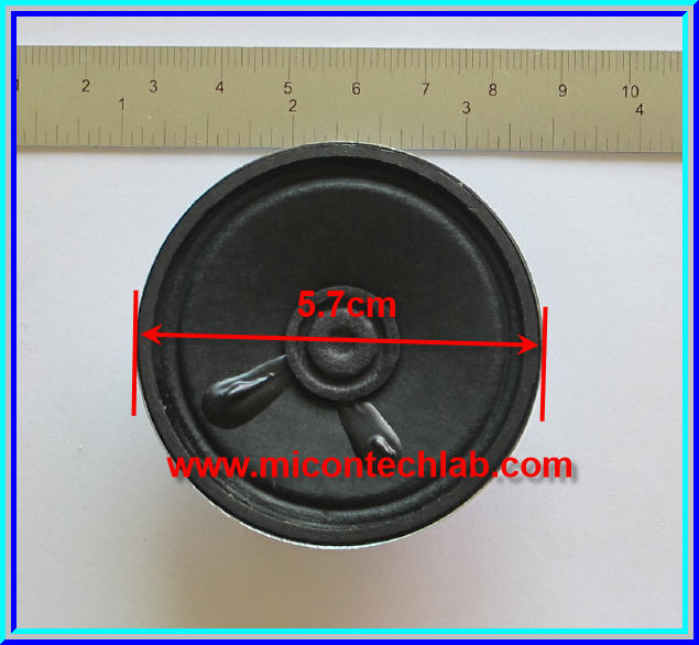 1x ลำโพง 8 โอห์ม 0.25 วัตต์ ขนาด 2.25 นิ้ว