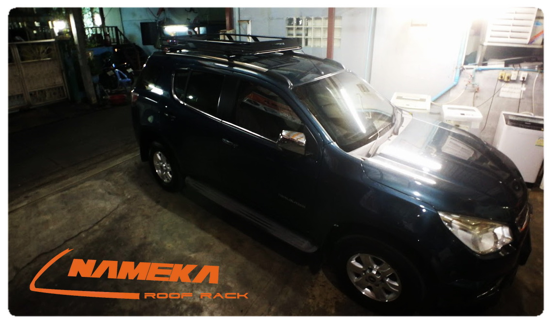 Chevrolet Trailblazer ตรงรุ่น Roof Rack NC-14 ชุดขาจับพร้อมควานขวาง แร็คหลังคา
