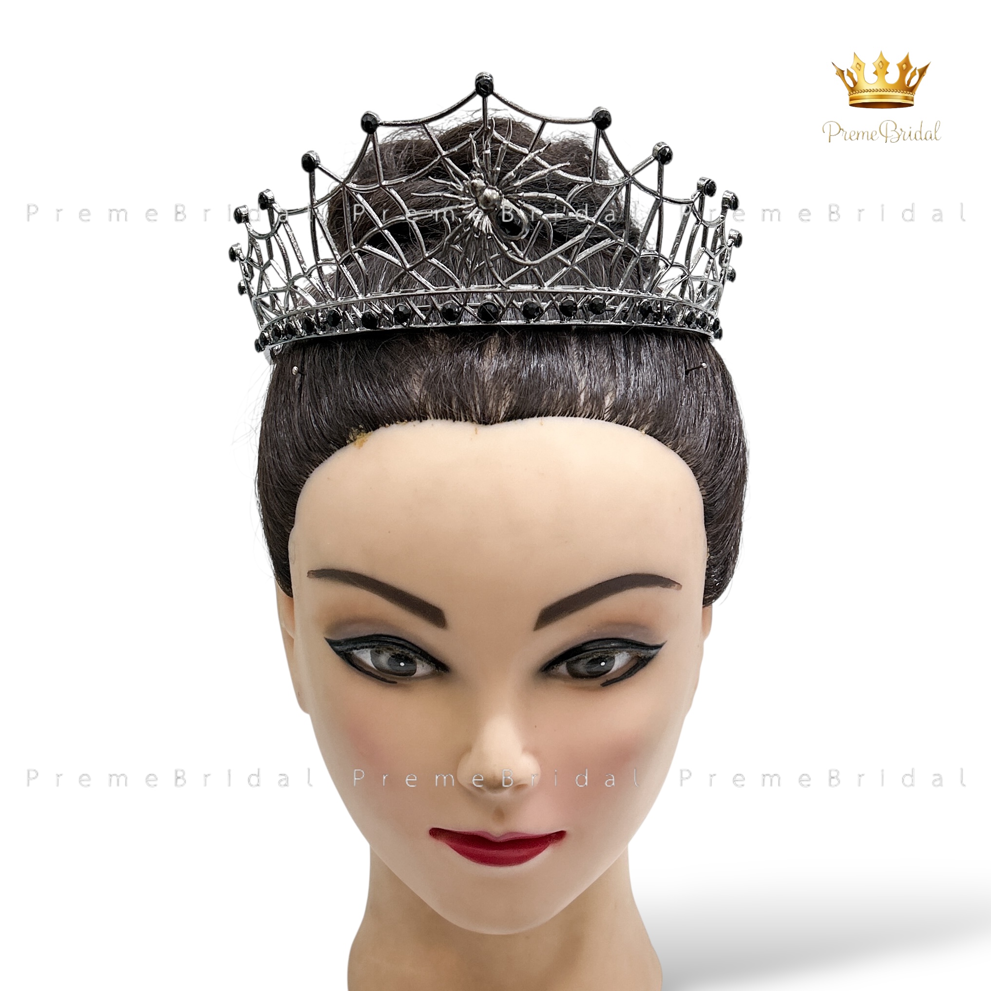 (พร้อมส่ง) เทียร่า 151 สีดำ Halloween ฮัลโลวีน องานสวย ปราณีต QCเพชรทุกเม็ด สินค้าพร้อมส่งจากไทย