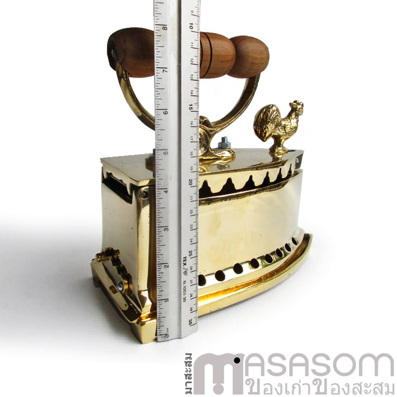 เตารีดทองเหลืองหัวไก่ 9 นิ้ว