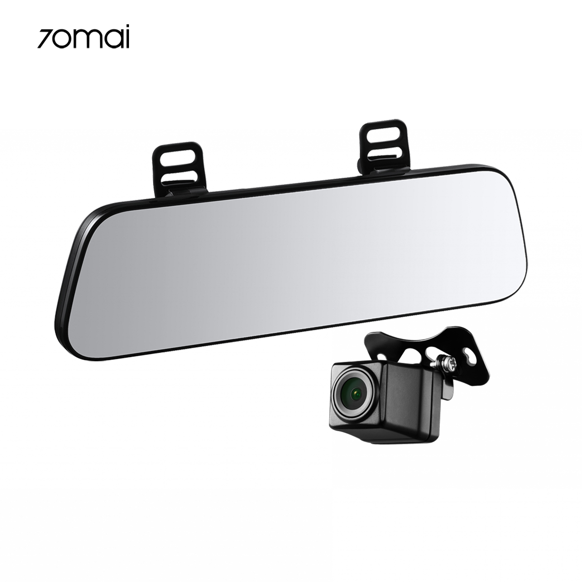 70mai Rearview Dash Cam S500 กล้องหน้า-หลังติดรถยนต์ รุ่น S500 design ทรงกระจก และกล้องหลัง RC13 (รับประกันร้าน 1 ปี)