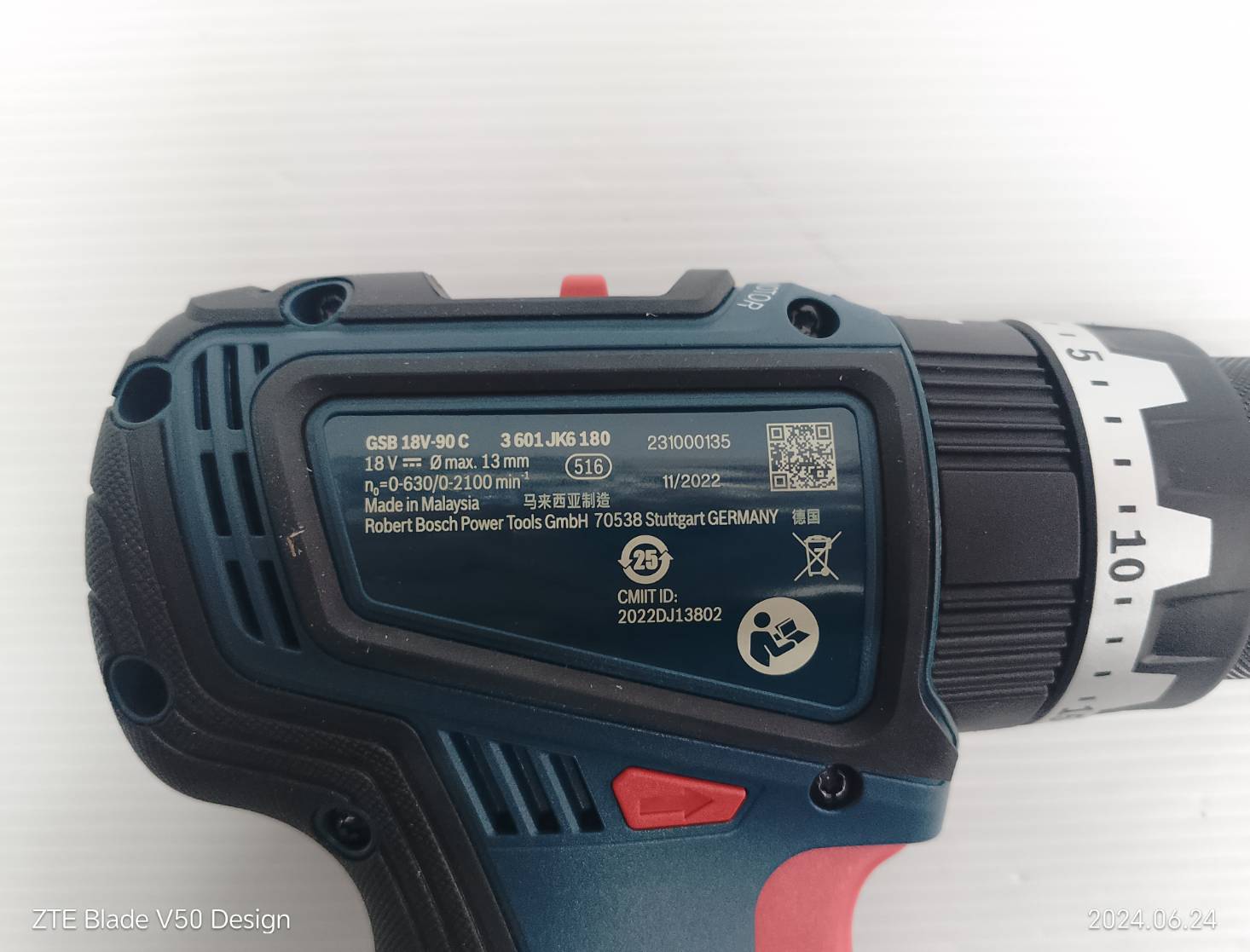 สว่านกระแทกไร้สาย18V GSB18V-90C BOSCH SOLO