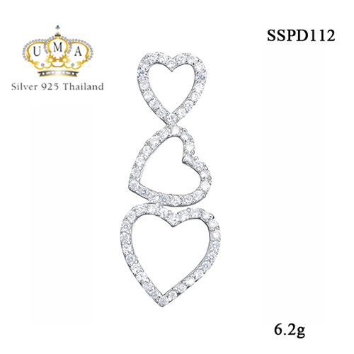 จี้เงินแท้925ประดับเพรชแท้สวิส เกรดดี น้ำใส ,จี้,จี้ เงิน,จี้ เงิน แท้,จี้ เพชร,จี้ เพชร แท้ ราคา ถูก,จี้แฟชั่น,จี้ผู้หญิง,จี้สวยๆ,Pendant silver925
