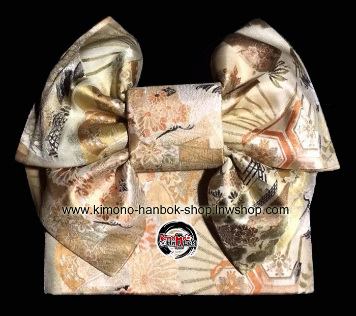 Pre-order โอบิผ้าทอโบว์สำเร็จ รุ่นผ้าไหมบายทอ*ระดับสะสม